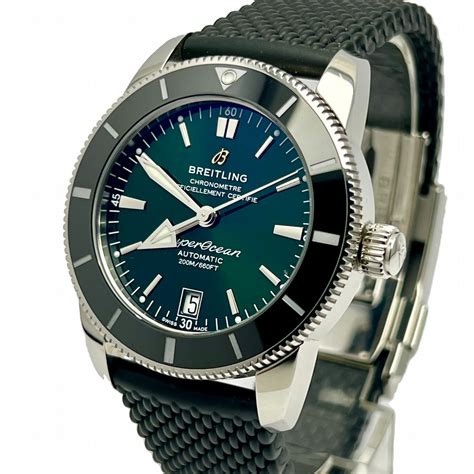 montre breitling homme|Breitling superocean 42 green.